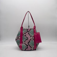 画像をギャラリービューアに読み込む, デコレートパイソン×コブラレザートートバッグ