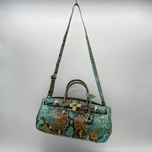 画像をギャラリービューアに読み込む, デコレートパイソンハンドバッグ