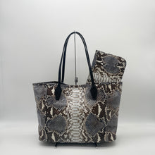 画像をギャラリービューアに読み込む, デコレートパイソン×コブラレザートートバッグ