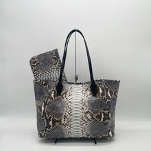 画像をギャラリービューアに読み込む, デコレートパイソン×コブラレザートートバッグ