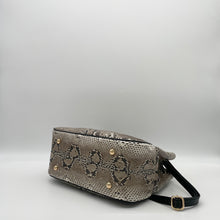 画像をギャラリービューアに読み込む, デコレートパイソン×コブラレザーハンドバッグ
