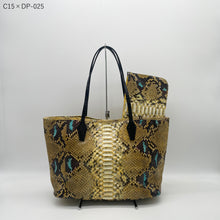 画像をギャラリービューアに読み込む, デコレートパイソン×コブラレザートートバッグ