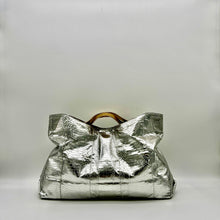 画像をギャラリービューアに読み込む, コブラレザーメタリックトートバッグ
