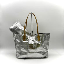 画像をギャラリービューアに読み込む, コブラレザーメタリックトートバッグ