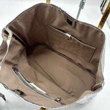 画像をギャラリービューアに読み込む, コブラレザーメタリックトートバッグ