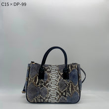 画像をギャラリービューアに読み込む, デコレートパイソン×コブラレザーハンドバッグ