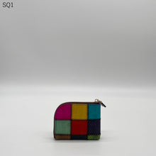 画像をギャラリービューアに読み込む, スネークレザーパッチワークレザーウォレット