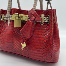 画像をギャラリービューアに読み込む, コブラレザーミニハンドバッグ