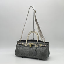 画像をギャラリービューアに読み込む, コブラレザーハンドバッグ