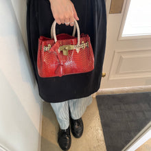 画像をギャラリービューアに読み込む, コブラレザーミニハンドバッグ