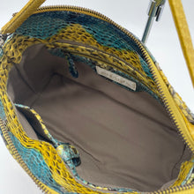 画像をギャラリービューアに読み込む, デコレートパイソン×コブラレザーショルダーバッグ