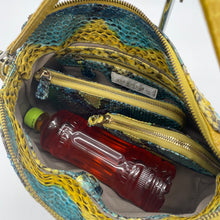 画像をギャラリービューアに読み込む, デコレートパイソン×コブラレザーショルダーバッグ