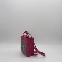 画像をギャラリービューアに読み込む, デコレートパイソン×コブラレザーショルダーバッグ