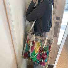 画像をギャラリービューアに読み込む, デコレートパイソン×コブラレザートートバッグ