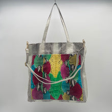 画像をギャラリービューアに読み込む, デコレートパイソン×コブラレザートートバッグ