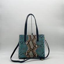 画像をギャラリービューアに読み込む, デコレートパイソン×コブラレザートートバッグ