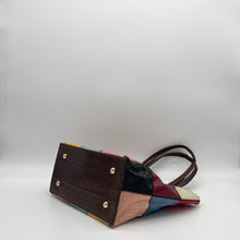 画像をギャラリービューアに読み込む, スネークレザーパッチワークトートバッグ