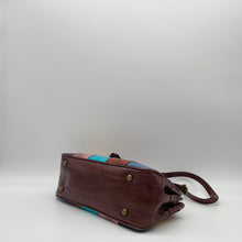 画像をギャラリービューアに読み込む, スネークレザーパッチワークハンドバッグ