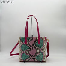 画像をギャラリービューアに読み込む, デコレートパイソン×コブラレザートートバッグ