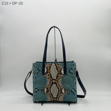 画像をギャラリービューアに読み込む, デコレートパイソン×コブラレザートートバッグ