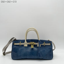 画像をギャラリービューアに読み込む, コブラレザーハンドバッグ