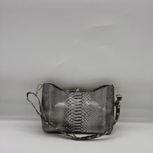 画像をギャラリービューアに読み込む, マングローブスネークパイソンメタリックショルダーバッグ
